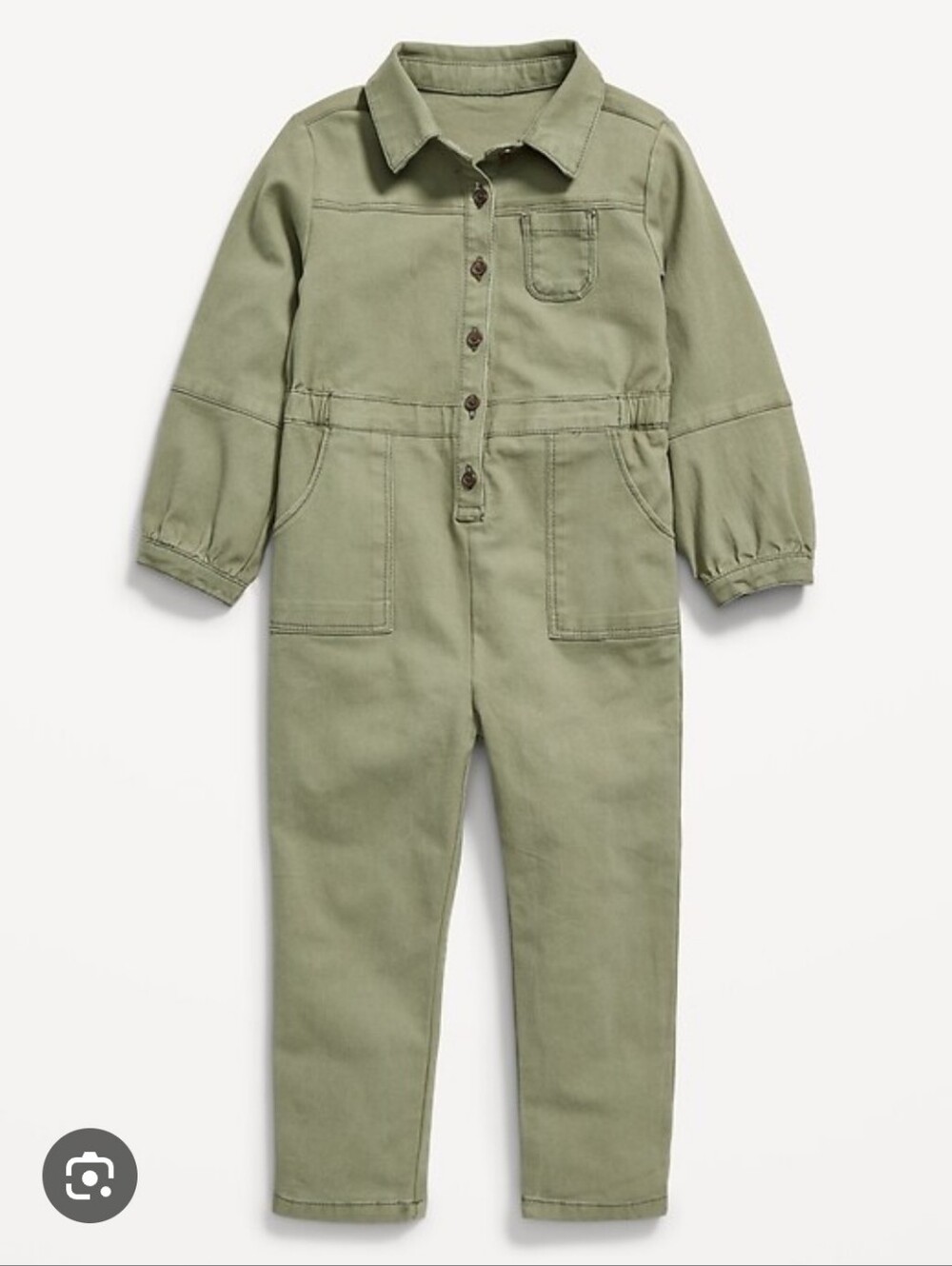 Old Navy Canvas Workwear One-Piece Toddler Girls Size 2T